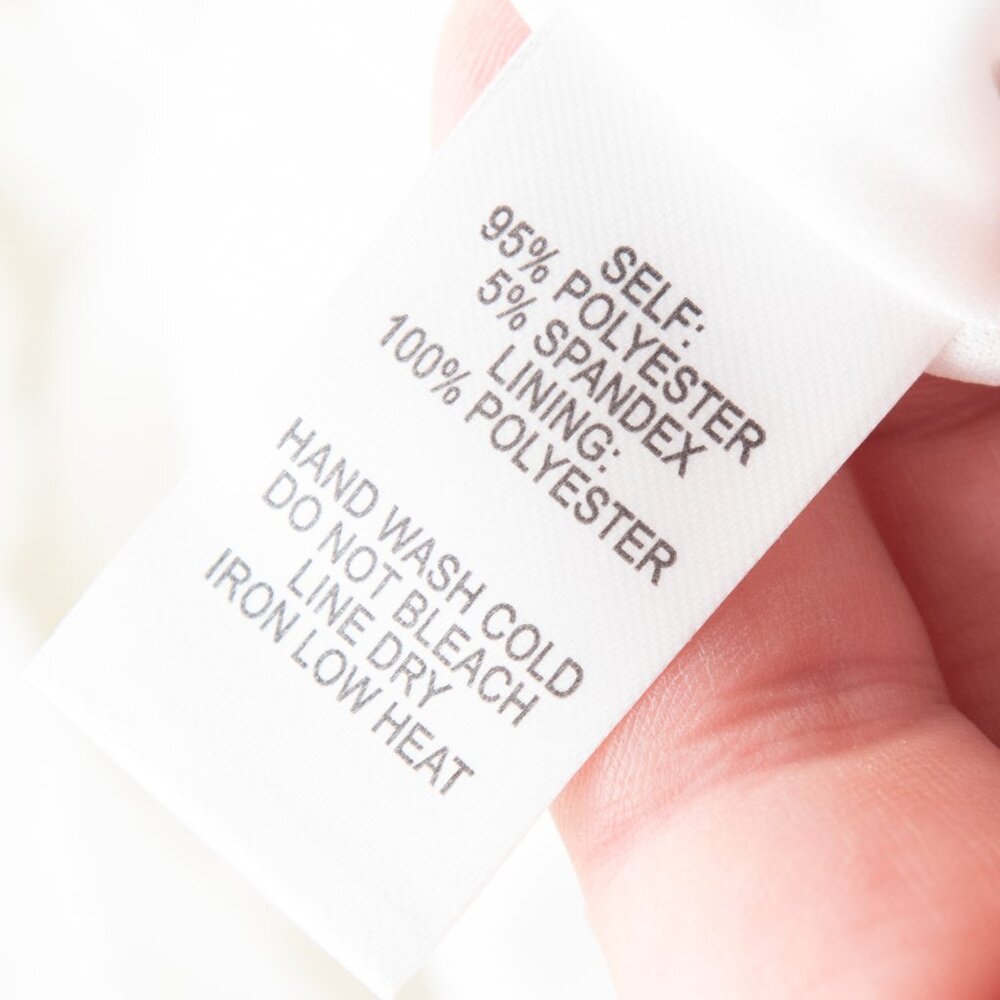 Lulus For Always Dress Tonal Stripe Ruffled Long Sleeve Mini White Small New - Picture 6 of 7